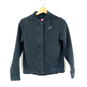 NIKE TECH FLEECE DESTROYER JACKET black sporty activewear active full zip XS